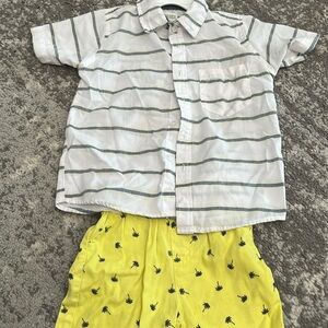 Boys shorts and shirt size 4